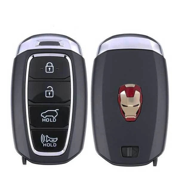 2018-2021 Hyundai Kona / 4-Button Smart Key / PN: 95440-J9010 / TQ8-FOB-4F18 / Iron Man Logo / OEM NEW 2018-2021 Hyundai Kona / 4-Button Smart Key / PN: 95440-J9010 / TQ8-FOB-4F18 / Iron Man Logo / OEM NEW